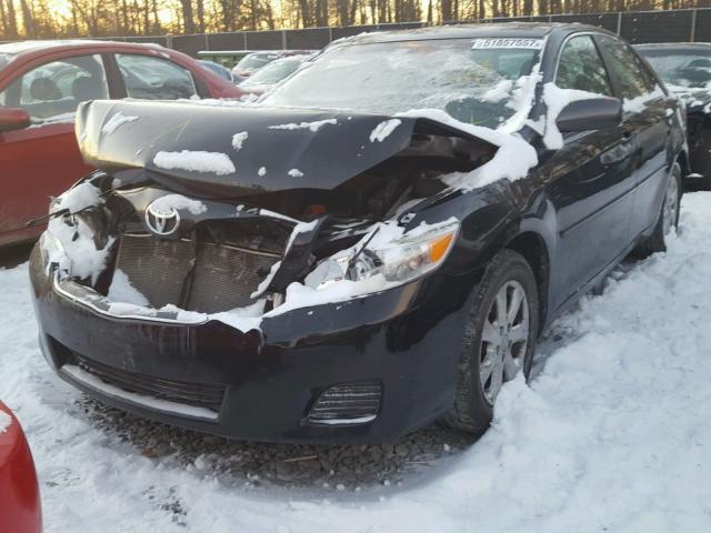 4T1BF3EK4BU189553 - 2011 TOYOTA CAMRY BASE BLACK photo 2