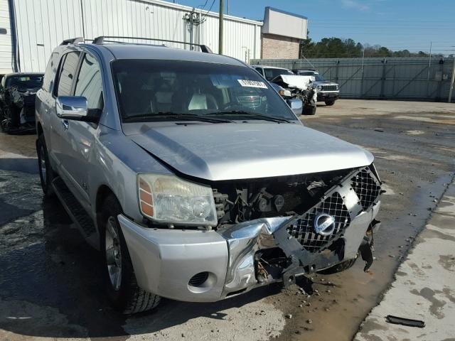 5N1AA08A26N733303 - 2006 NISSAN ARMADA SE SILVER photo 1