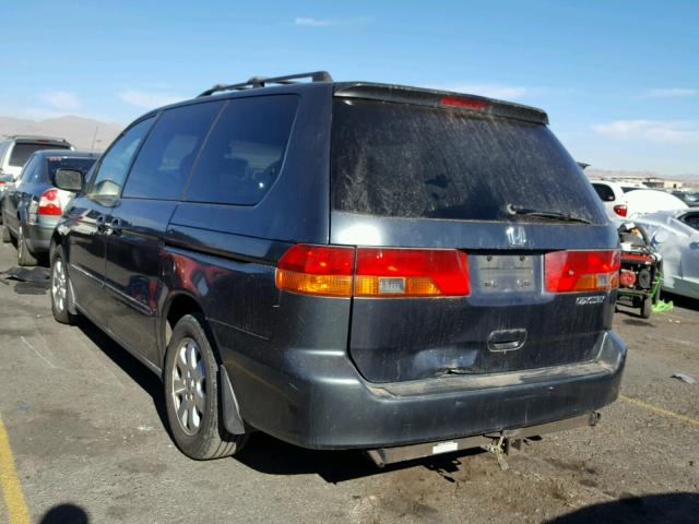 5FNRL18743B094069 - 2003 HONDA ODYSSEY EX CHARCOAL photo 3