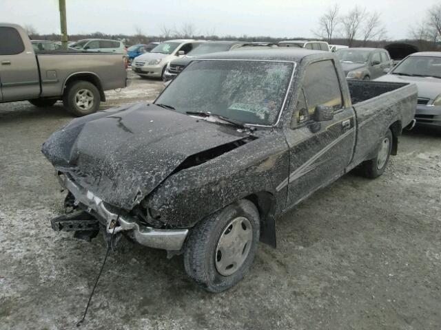 JT4RN82P2N5053052 - 1992 TOYOTA PICKUP 1/2 BLACK photo 2