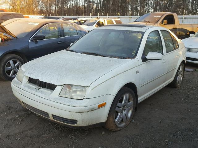 3VWSE69M33M047511 - 2003 VOLKSWAGEN JETTA GLS WHITE photo 2