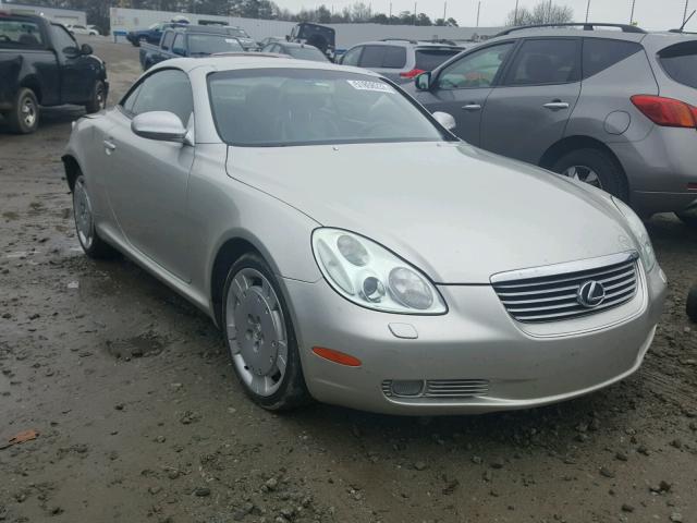 JTHFN48Y220019437 - 2002 LEXUS SC 430 SILVER photo 1