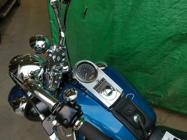 1HD1BXB364Y011766 - 2004 HARLEY-DAVIDSON FLSTFI BLUE photo 5