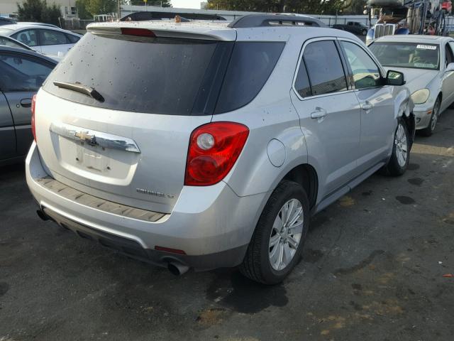 2CNFLDEY7A6273609 - 2010 CHEVROLET EQUINOX LT SILVER photo 4