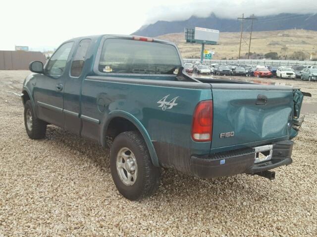 1FTDX1860VKC28510 - 1997 FORD F150 GREEN photo 3