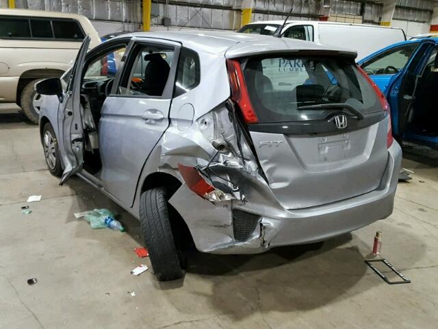 3HGGK5H5XHM705128 - 2017 HONDA FIT LX SILVER photo 3