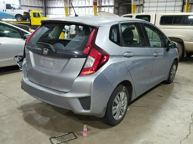 3HGGK5H5XHM705128 - 2017 HONDA FIT LX SILVER photo 4