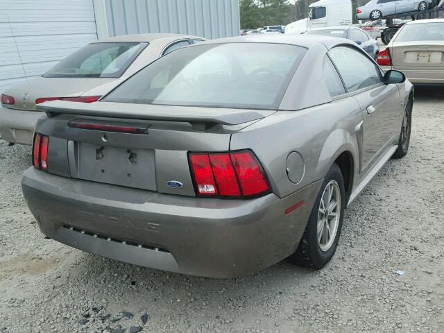 1FAFP40482F190734 - 2002 FORD MUSTANG GRAY photo 4