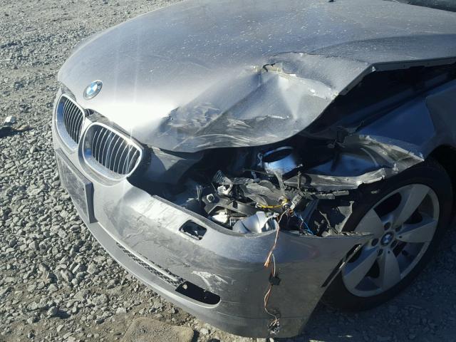 WBANV13578C150425 - 2008 BMW 528 XI GRAY photo 9