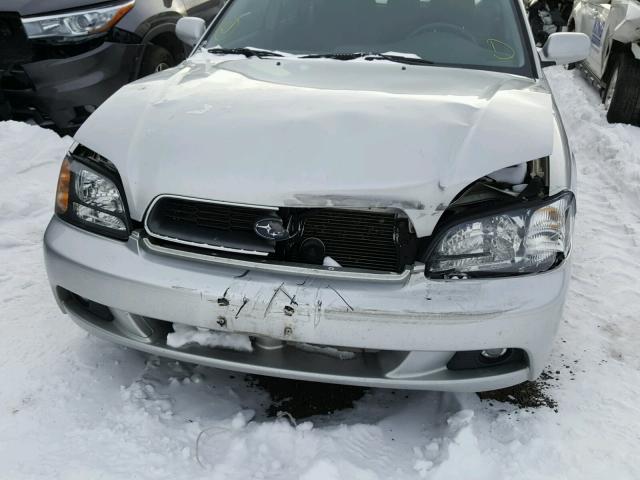 4S3BH625547303981 - 2004 SUBARU LEGACY L S SILVER photo 9