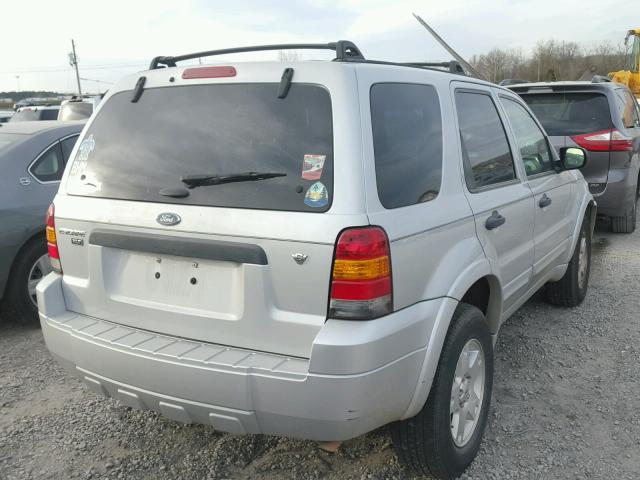 1FMYU03147KB37996 - 2007 FORD ESCAPE XLT SILVER photo 4