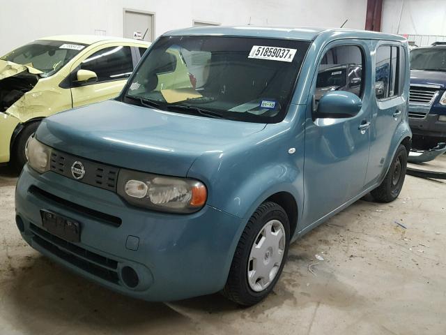 JN8AZ2KR9AT157192 - 2010 NISSAN CUBE BASE BLUE photo 2