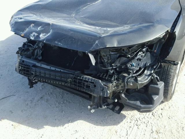 1HGCR2F8XEA218719 - 2014 HONDA ACCORD EXL GRAY photo 9