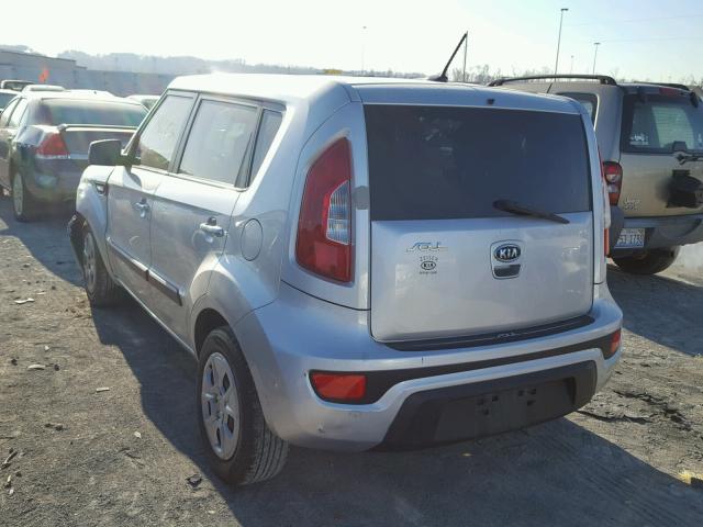 KNDJT2A59C7473487 - 2012 KIA SOUL SILVER photo 3