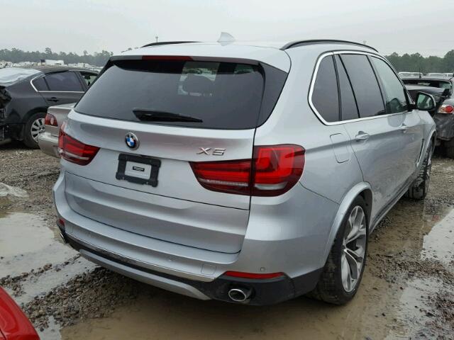 5UXKR0C59G0S93251 - 2016 BMW X5 XDRIVE3 SILVER photo 4