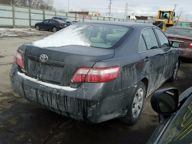 4T1BE46K19U842616 - 2009 TOYOTA CAMRY BASE GRAY photo 4