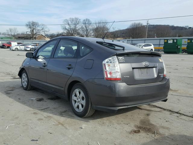 JTDKB20UX63191421 - 2006 TOYOTA PRIUS GRAY photo 3