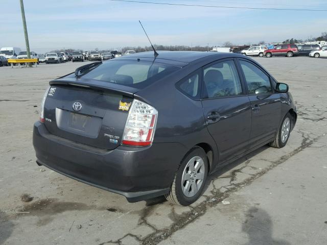 JTDKB20UX63191421 - 2006 TOYOTA PRIUS GRAY photo 4