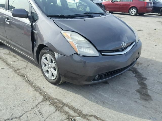 JTDKB20UX63191421 - 2006 TOYOTA PRIUS GRAY photo 9