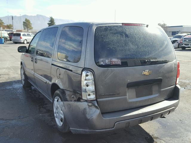 1GNDV23178D144448 - 2008 CHEVROLET UPLANDER L GRAY photo 3