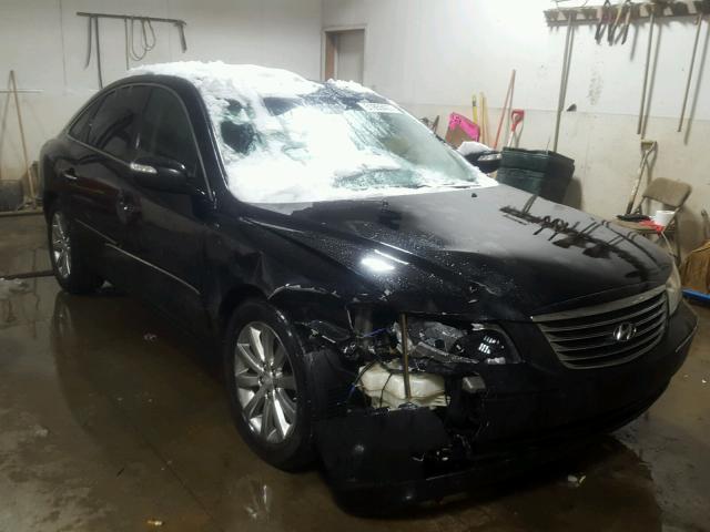 KMHFC46F79A387878 - 2009 HYUNDAI AZERA SE BLACK photo 1