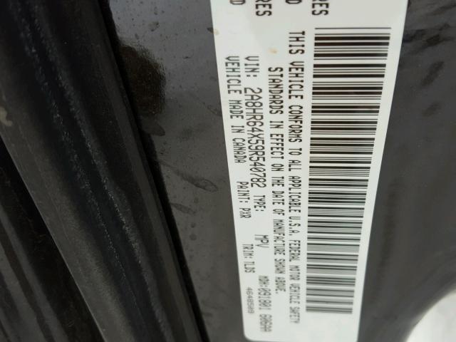 2A8HR64X59R540782 - 2009 CHRYSLER TOWN & COU Qara foto 10