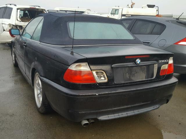WBABS53481JU80991 - 2001 BMW 330 CI BLACK photo 3