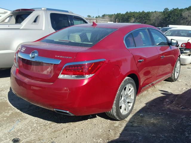 1G4GD5E34CF262040 - 2012 BUICK LACROSSE P RED photo 4