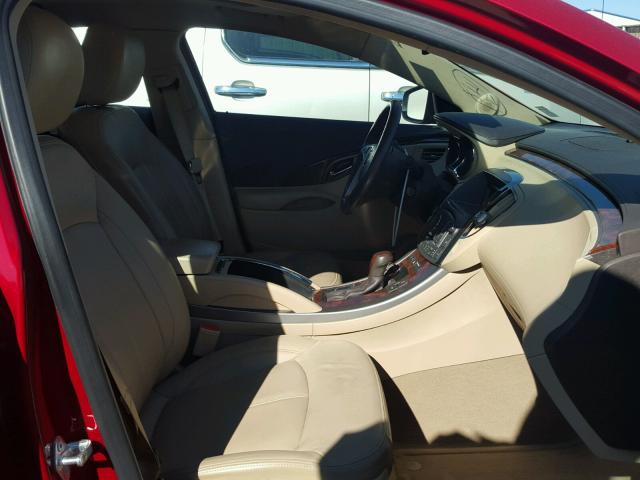 1G4GD5E34CF262040 - 2012 BUICK LACROSSE P RED photo 5