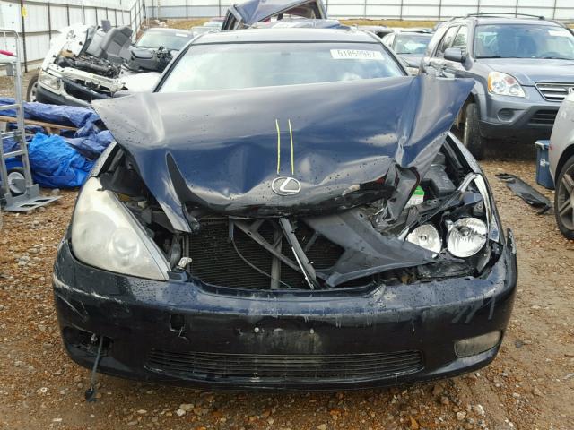 JTHBF30G220026249 - 2002 LEXUS ES 300 BLACK photo 7