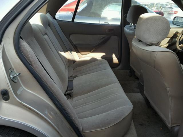 JT2BG12K4T0373841 - 1996 TOYOTA CAMRY DX TAN photo 6