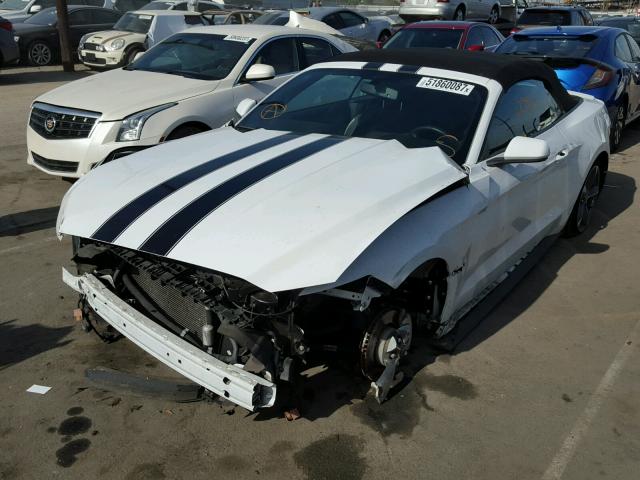 1FATP8EM4F5427282 - 2015 FORD MUSTANG WHITE photo 2