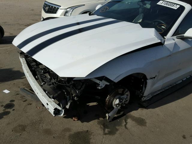 1FATP8EM4F5427282 - 2015 FORD MUSTANG WHITE photo 9