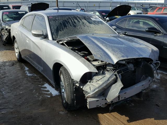 2C3CDXBG2DH663774 - 2013 DODGE CHARGER SE SILVER photo 1