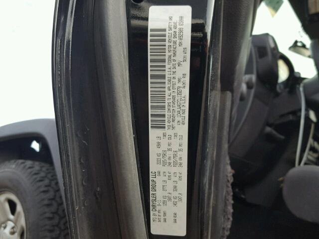 1C4AJWAG7CL135270 - 2012 JEEP WRANGLER S BLACK photo 10