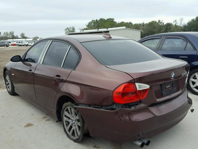 WBAVB135X6PS66698 - 2006 BMW 325 I RED photo 3