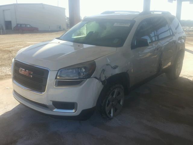 1GKKRPKD2DJ136321 - 2013 GMC ACADIA SLE WHITE photo 2