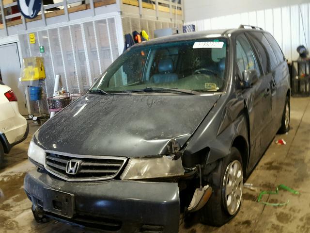 5FNRL18024B109432 - 2004 HONDA ODYSSEY EX GRAY photo 2