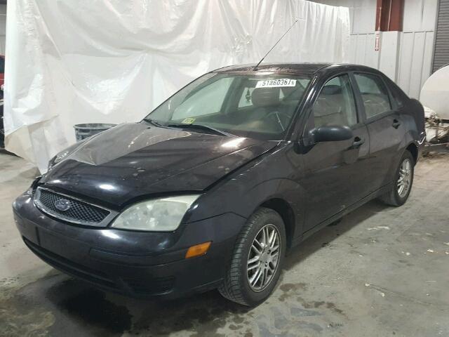 1FAFP34N76W232345 - 2006 FORD FOCUS ZX4 BLACK photo 2