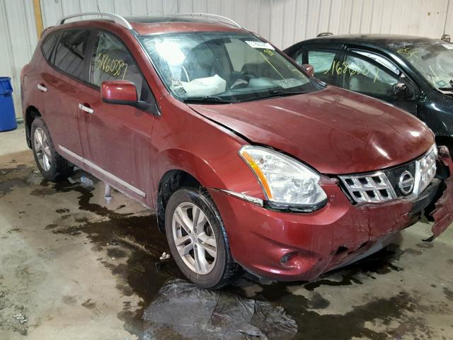 JN8AS5MT9CW290289 - 2012 NISSAN ROGUE S BURGUNDY photo 1