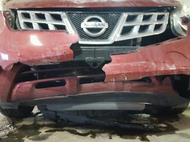 JN8AS5MT9CW290289 - 2012 NISSAN ROGUE S BURGUNDY photo 9