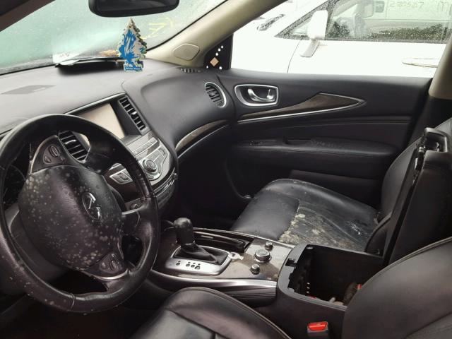 5N1AL0MM3EC502253 - 2014 INFINITI QX60 BLACK photo 9