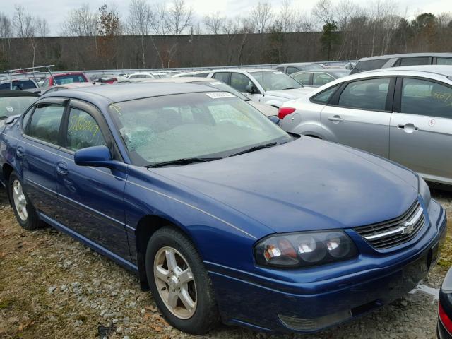 2G1WH55K259207618 - 2005 CHEVROLET IMPALA LS BLUE photo 1