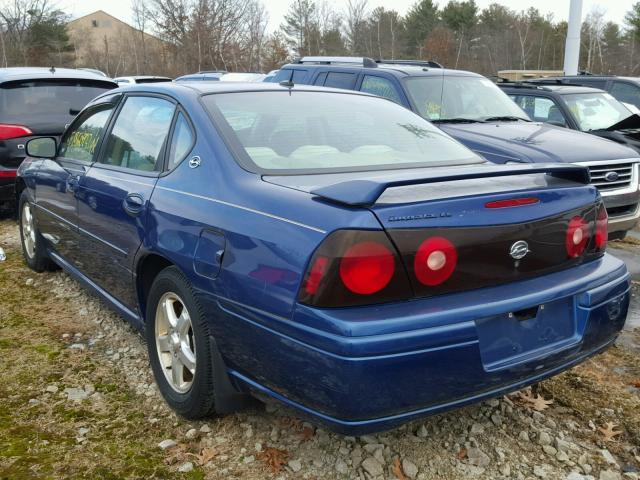 2G1WH55K259207618 - 2005 CHEVROLET IMPALA LS BLUE photo 3