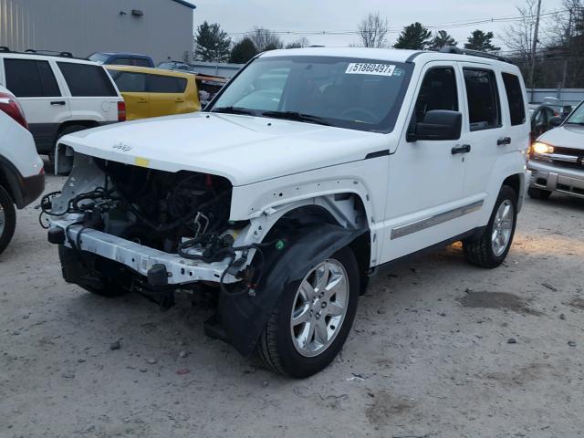 1C4PJMCK7CW109931 - 2012 JEEP LIBERTY LI WHITE photo 2