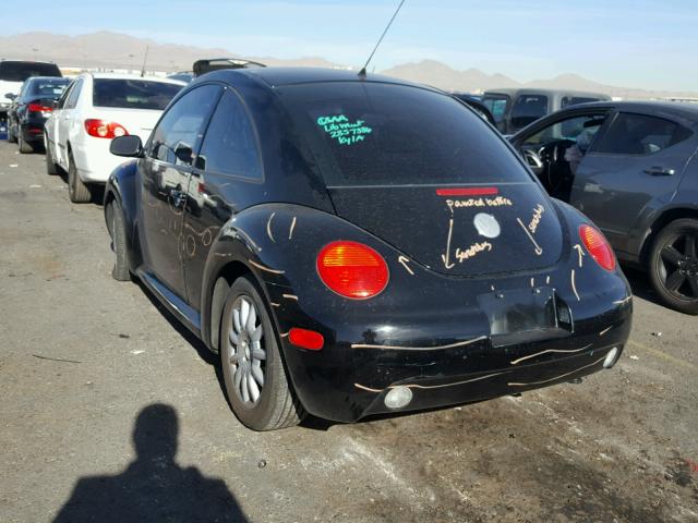 3VWCK31C24M415743 - 2004 VOLKSWAGEN NEW BEETLE BLACK photo 3