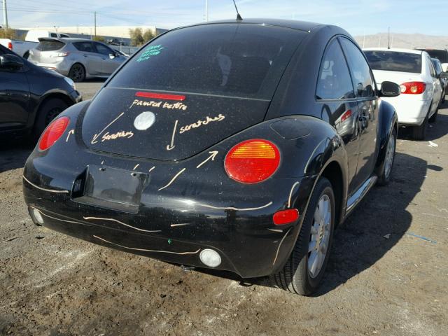 3VWCK31C24M415743 - 2004 VOLKSWAGEN NEW BEETLE BLACK photo 4