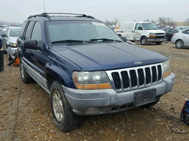 1J4GW48S6YC383666 - 2000 JEEP GRAND CHER BLUE photo 1