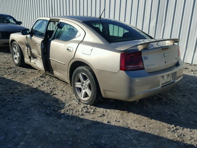 2B3LA53H18H173348 - 2008 DODGE CHARGER R/ GOLD photo 3