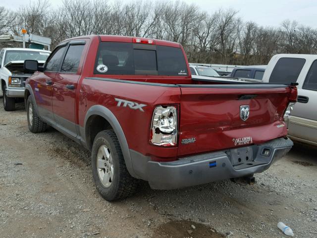 1D3HB13P29S744915 - 2009 DODGE RAM 1500 RED photo 3